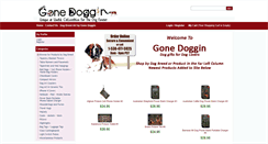 Desktop Screenshot of gonedoggin.com