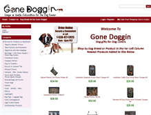 Tablet Screenshot of gonedoggin.com